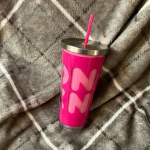 Dunkin logo acrylic tumbler NWT